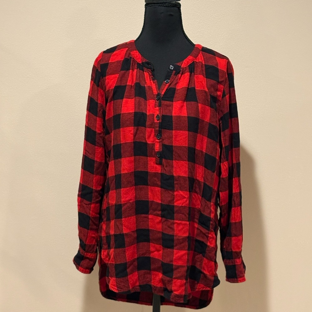 Universal Thread Red and Black Checkered Shirt